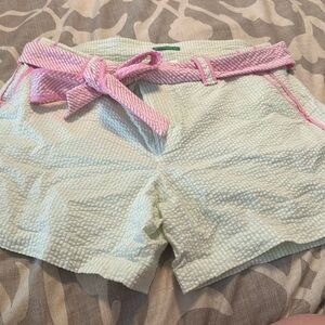 Adorable women’s seersucker shorts